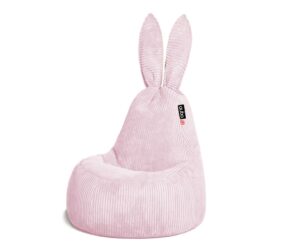 Kott-tool Qubo™ Mommy Rabbit Bubblegum roosa värviga, mugav ja stiilne laste iste.