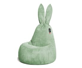 Kott-tool Qubo™ Mommy Rabbit Basil rohelises värvis, inspireeritud jänestest.