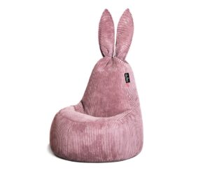 Kott-tool Qubo™ Daddy Rabbit Brick FEEL FIT, pehme ja mugav roosa tool, sobib suurepäraselt laste ja noorte istumiseks.