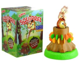 Lõbus pere- ja seltskonnamäng – Jumpin' Squirrel pakend, nautimiseks peredele