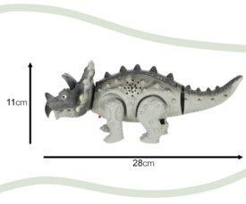 Dinosauruse mänguasi, mis kõnnib ja möirgab