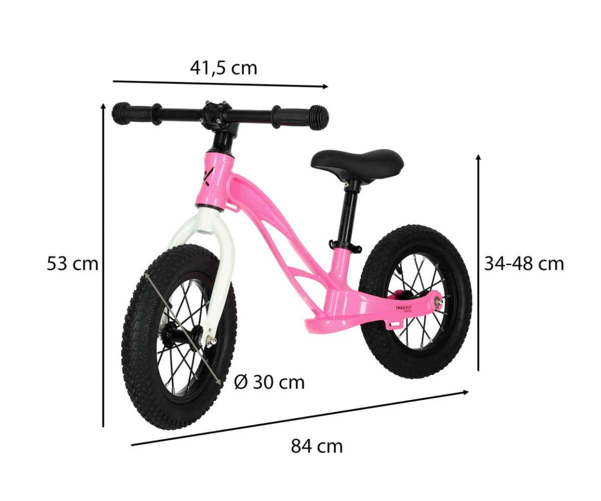 Jooksuratas õhkrehvidega Trike Fix Active X2 (2+) roosa
