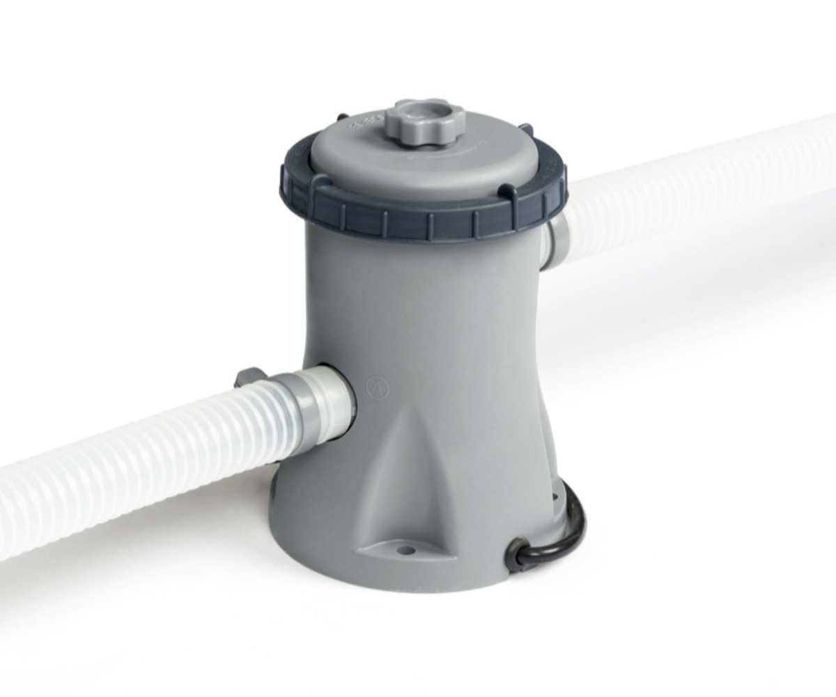 Filtripump basseinile 1249 L/h – Bestway 58381, paigaldatud basseinile