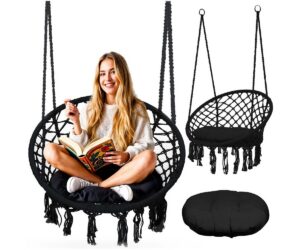 Ripptool BOHO must – aeda või terrassile, ideaalne mugav istumine ja puhkamine
