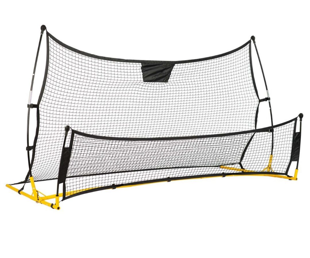 Treeninguvõrk Rebounder Neo-Sport 210x120x35cm, pakub laia harjutamisruumi.