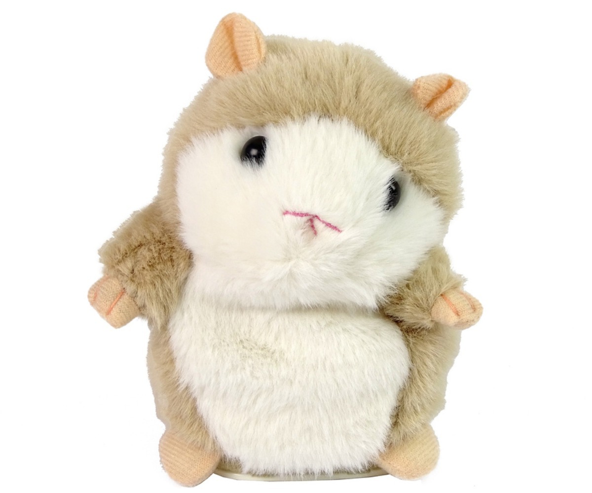 Pehme ja interaktiivne juttu rääkiv hamster pruun, ideaalne kingitus lastele.