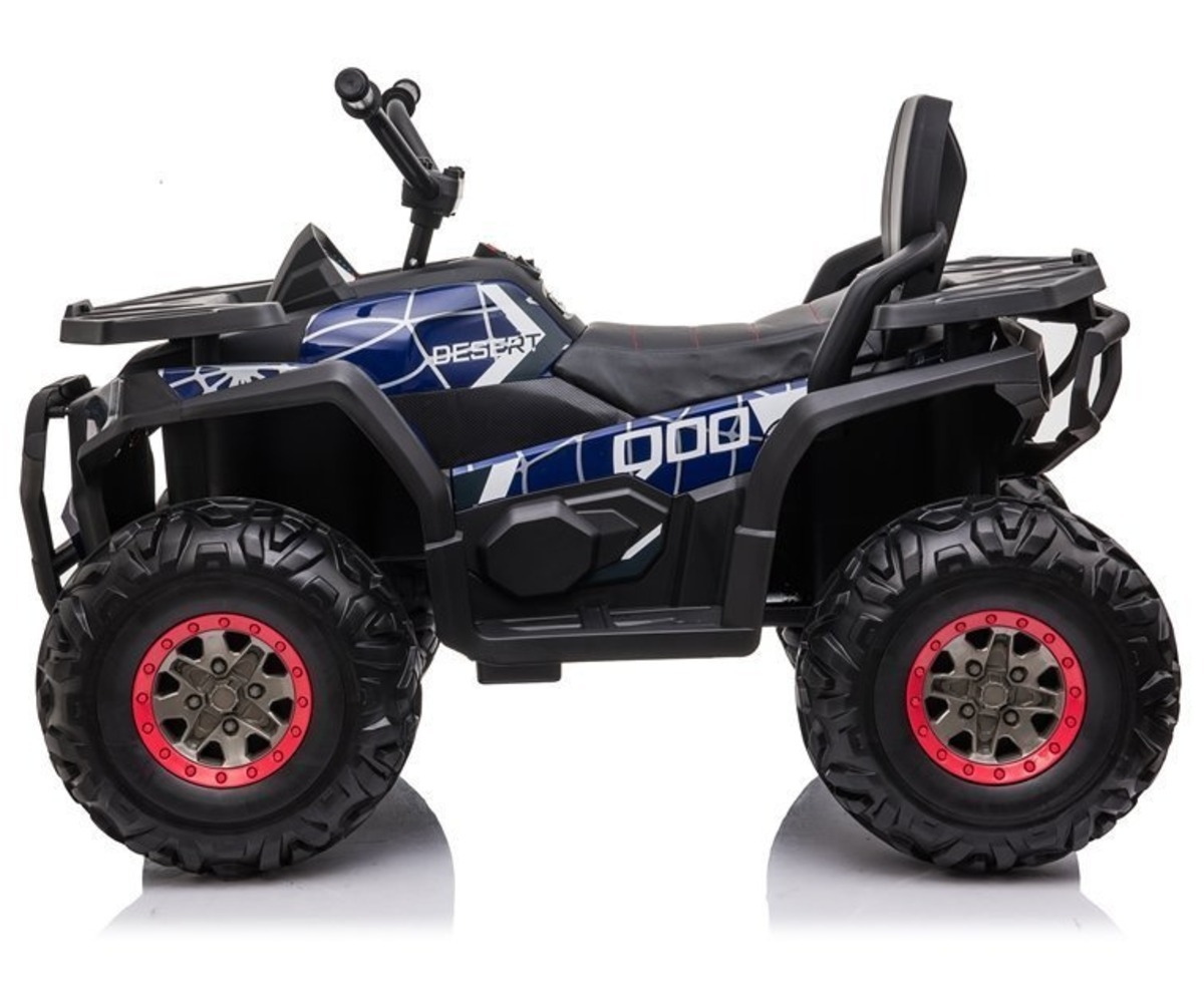 Elektriline laste ATV Quad XMX607 4x45W sinise lakiga külgvaade