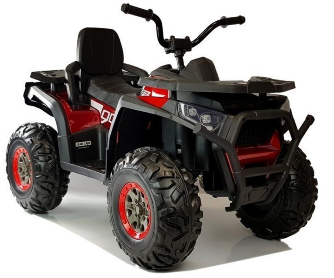 Elektriline laste ATV Quad XMX607 4x45W punase lakiga, esipaneel ja rattad