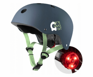 Cariboo kiiver S 2.0 LED-tulega (51–55 cm) tumesinine