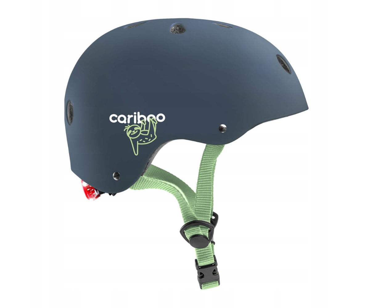 Cariboo kiiver S 2.0 LED-tulega (51–55 cm) tumesinine