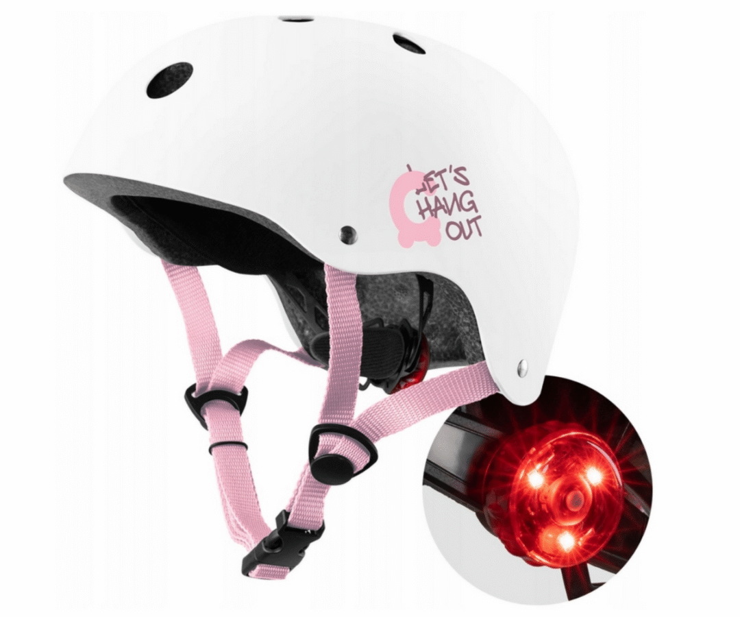 Cariboo kiiver XS 2.0 LED-tulega (46–50 cm) valge