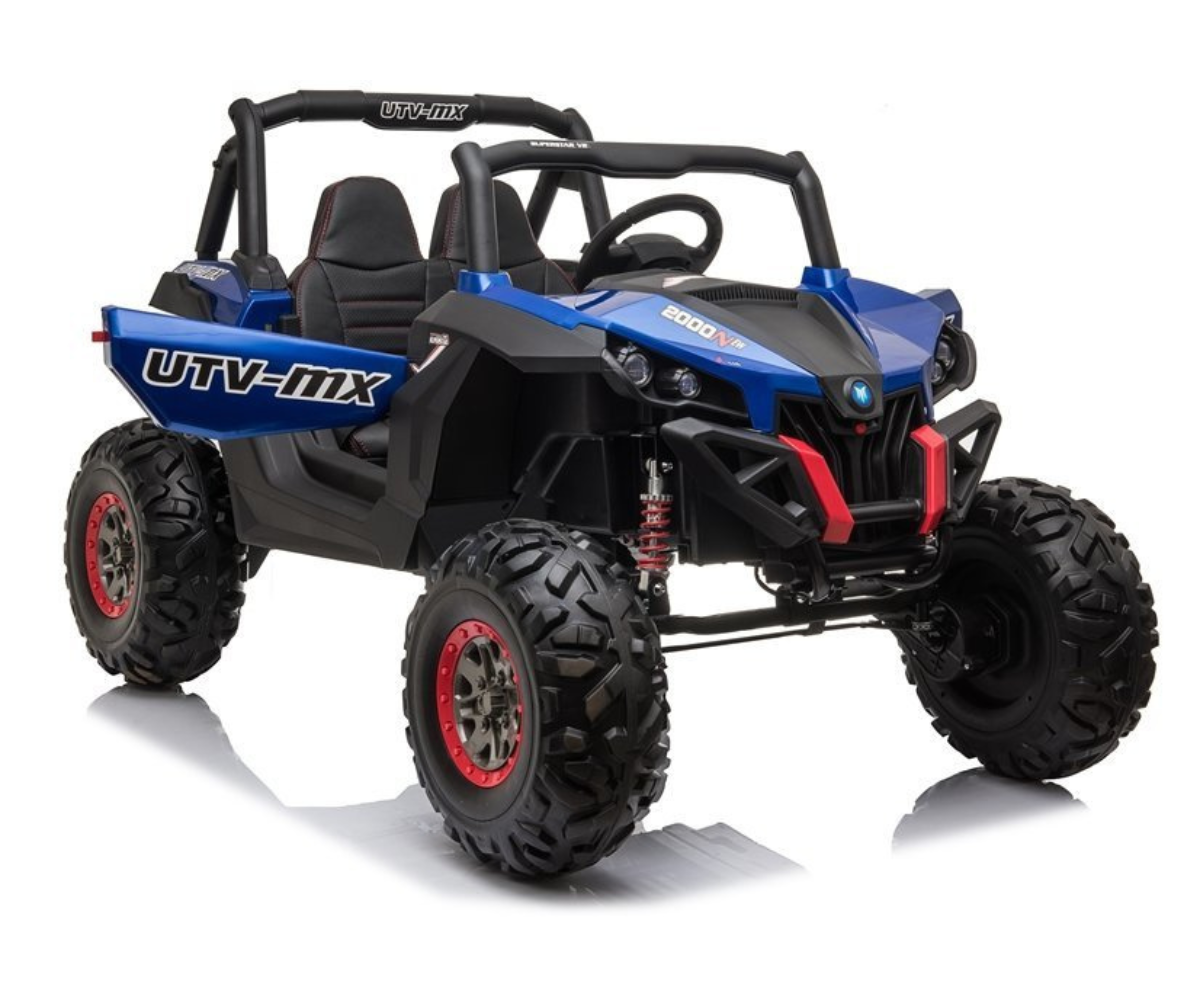Elektriline laste buggy XMX603 4x45W sinine 2-kohaline
