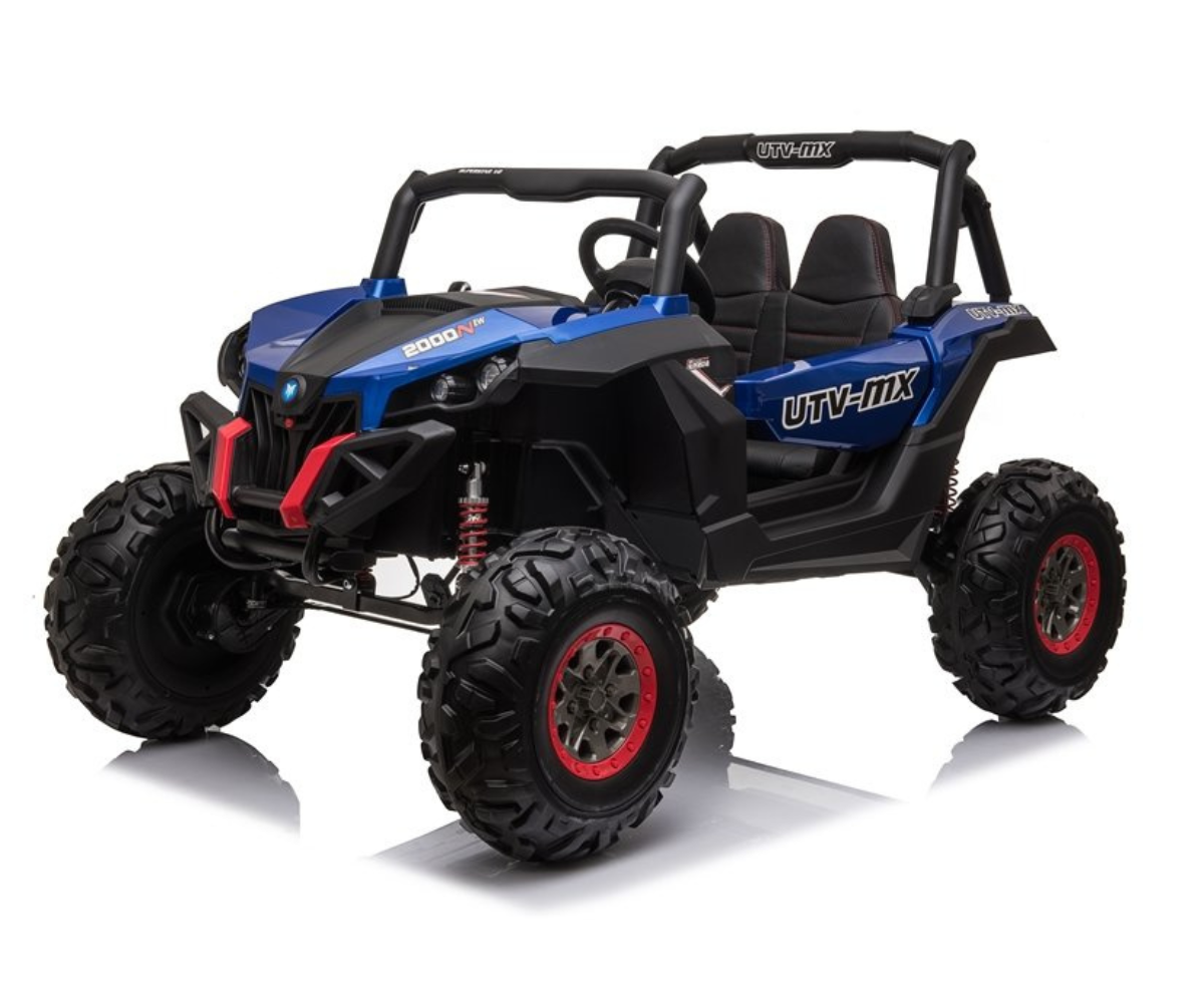 Elektriline laste buggy XMX603 4x45W sinine 2-kohaline