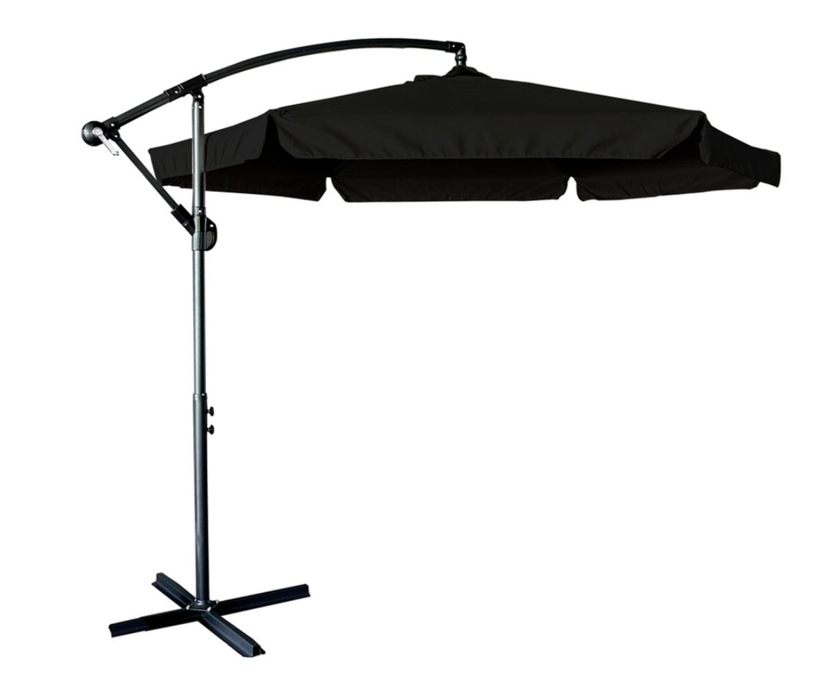 290 cm läbimõõduga aiavari terrassil