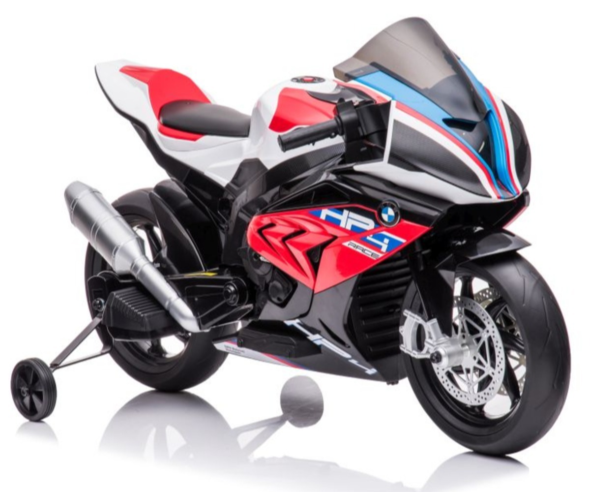 Elektriline mootorratas BMW HP4 Race JT5001 2x45W – punane, küljelt vaadates