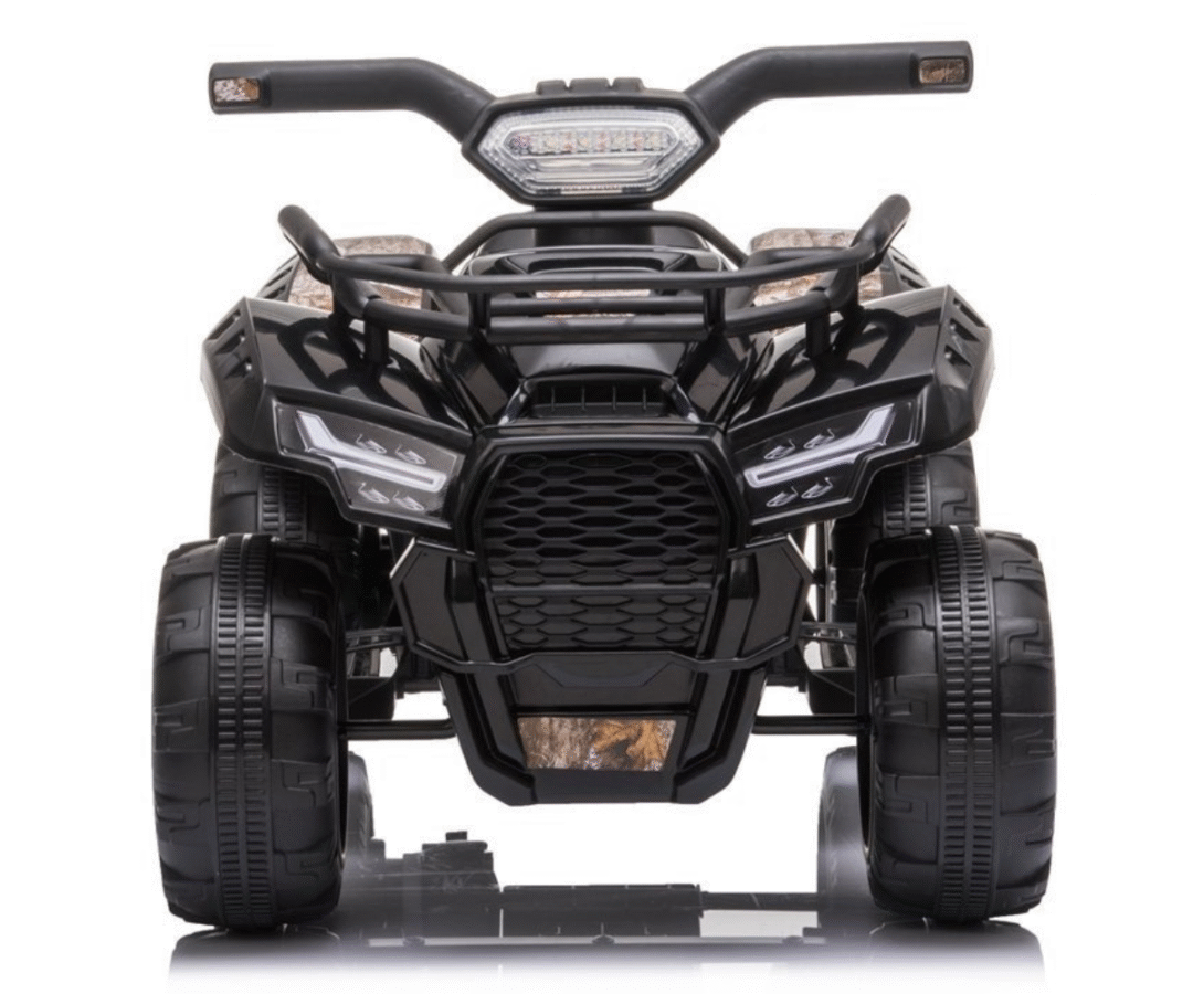 Elektriline quad mustas toonis koos LED-esituledega