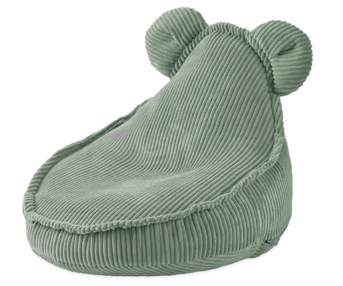Kott-tool lastele Plush Nest Huggy Bear Velvet - roheline