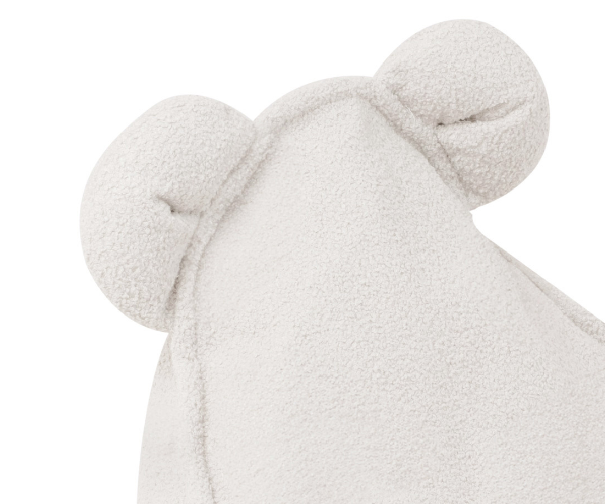 Kott-tool lastele Plush Nest Huggy Bear kreemjas-valge