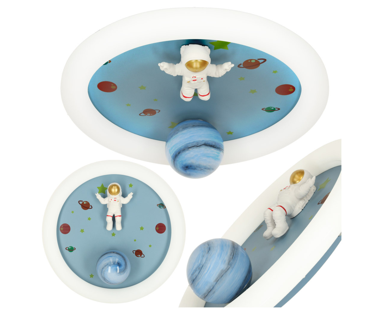 LUMELA astronautidega LED-laelamp lastele