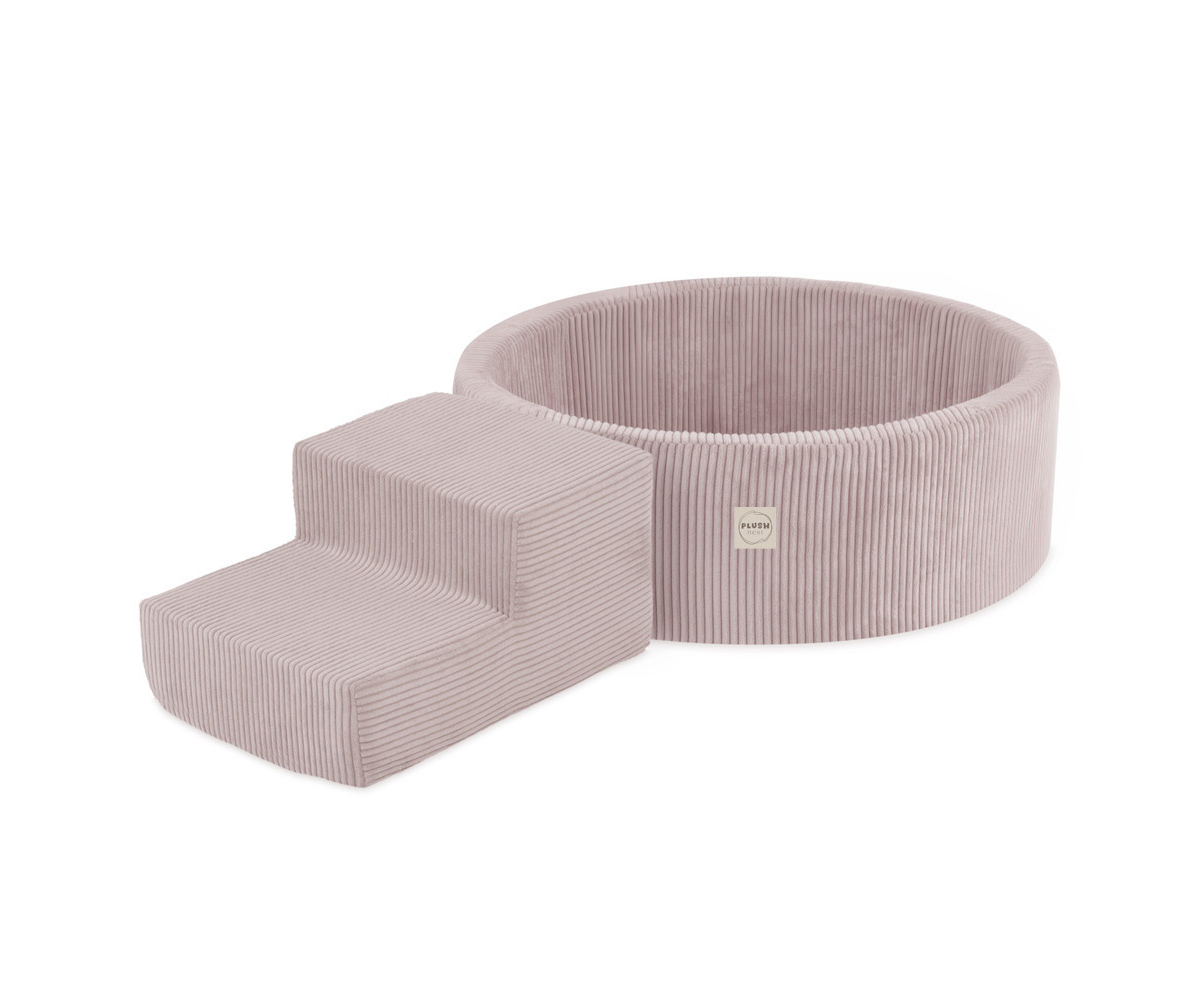 Pallimeri 90x30cm astmega + 200 palli Plush Nest – heleroosa velvet