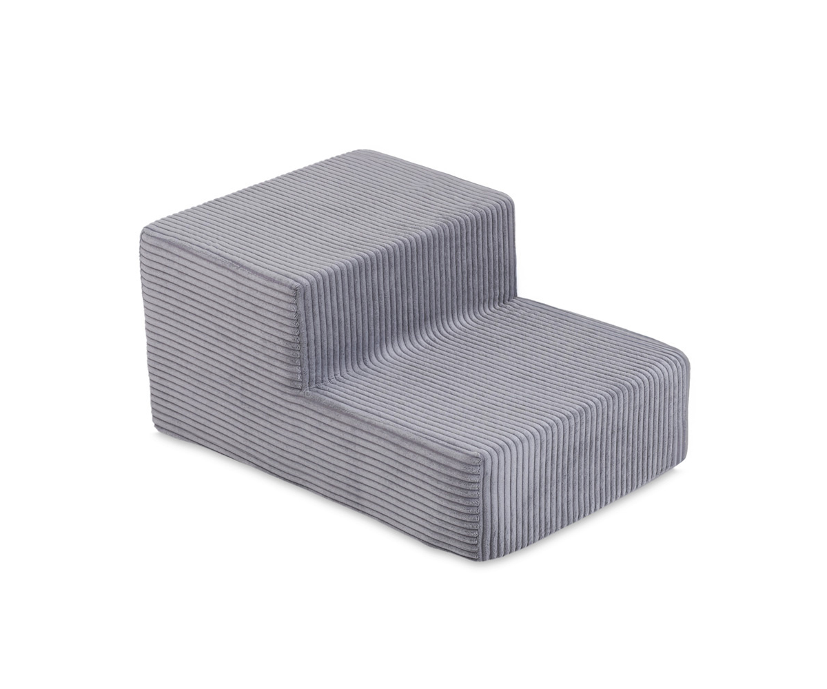 Pehme mängukomplekt 3-osaline + pallimeri 90x30 cm + 200 palli – hall velvet