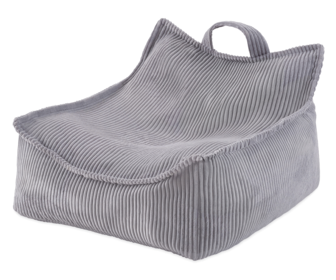 laste tugitool plush nest puffy square velvet lastetuppa