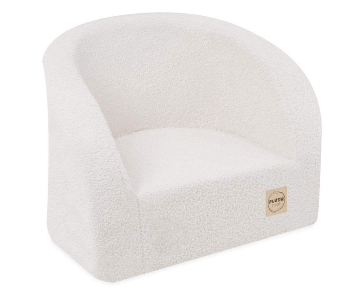 tugitool lastele lambakarva kreem plush nest disain