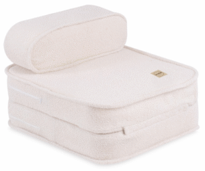 tugitool-voodi lastele plush nest lamb avatuna madratsina