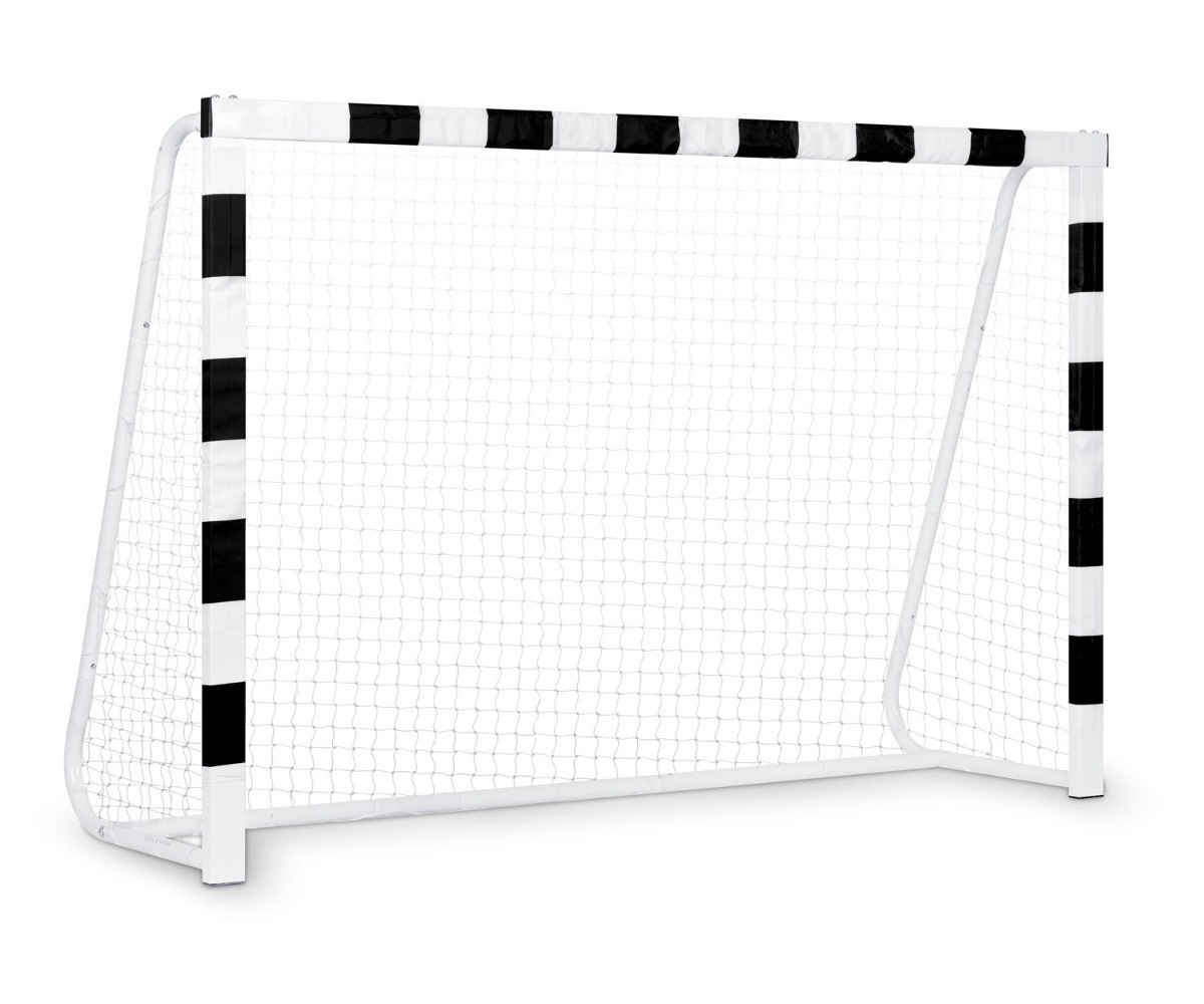 Jalgpallivärav 300x200x120cm NS-465 must-valge, külgvaade