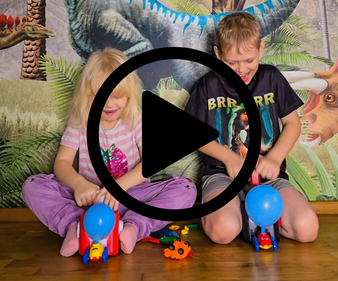 Aerodünaamiline õhupallimasin tarvikute ja õhupallidega Autod VIDEO