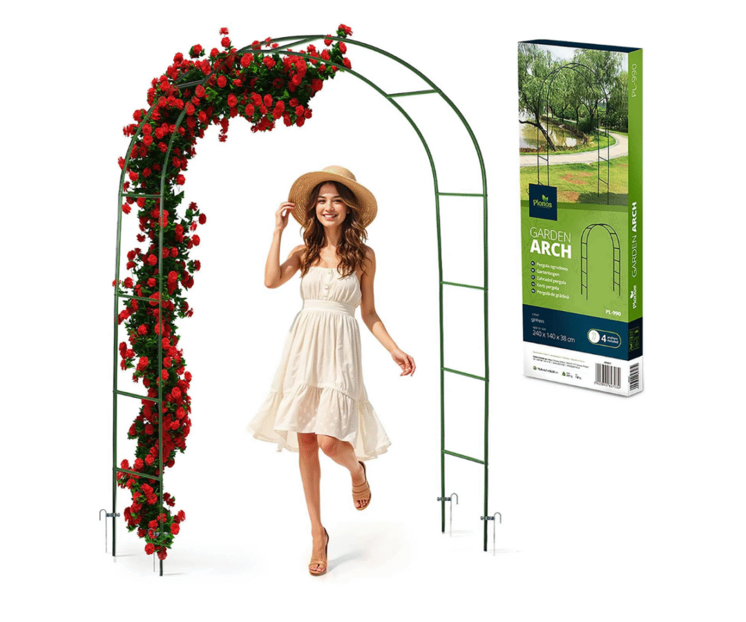 Aiapergola kaarja kujuga 240cm Plonos PL-990 tumeroheline4