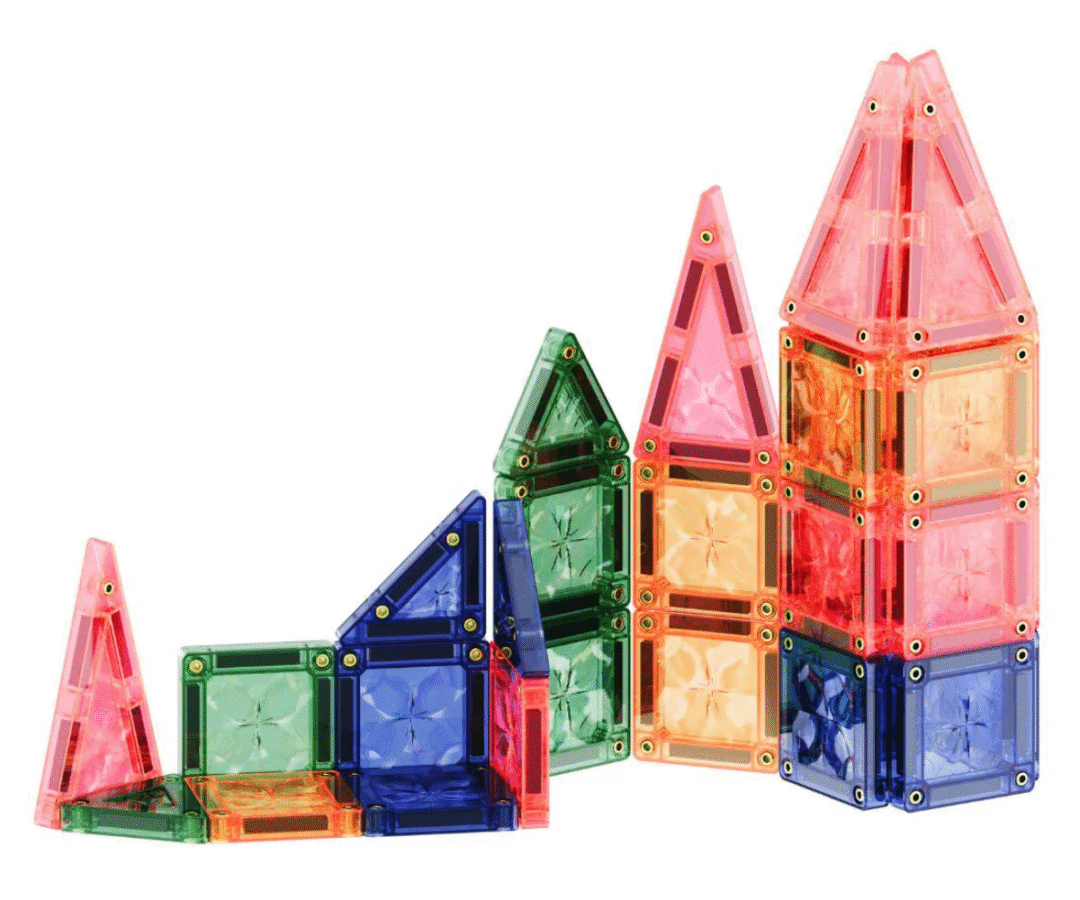 Cleverclixx Mini Tiles Pastel – metallkarbis 28 tk pakend