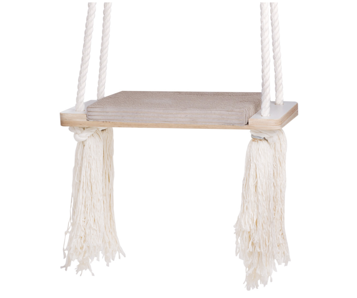 Kiigeiste tuppa Plush Nest 60x24cm valge/beež (3-7a, 100kg)