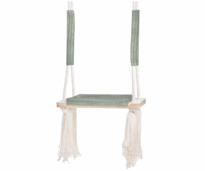 Kiigeiste tuppa Plush Nest 60x24cm valge/roheline (3-7a, 100kg)