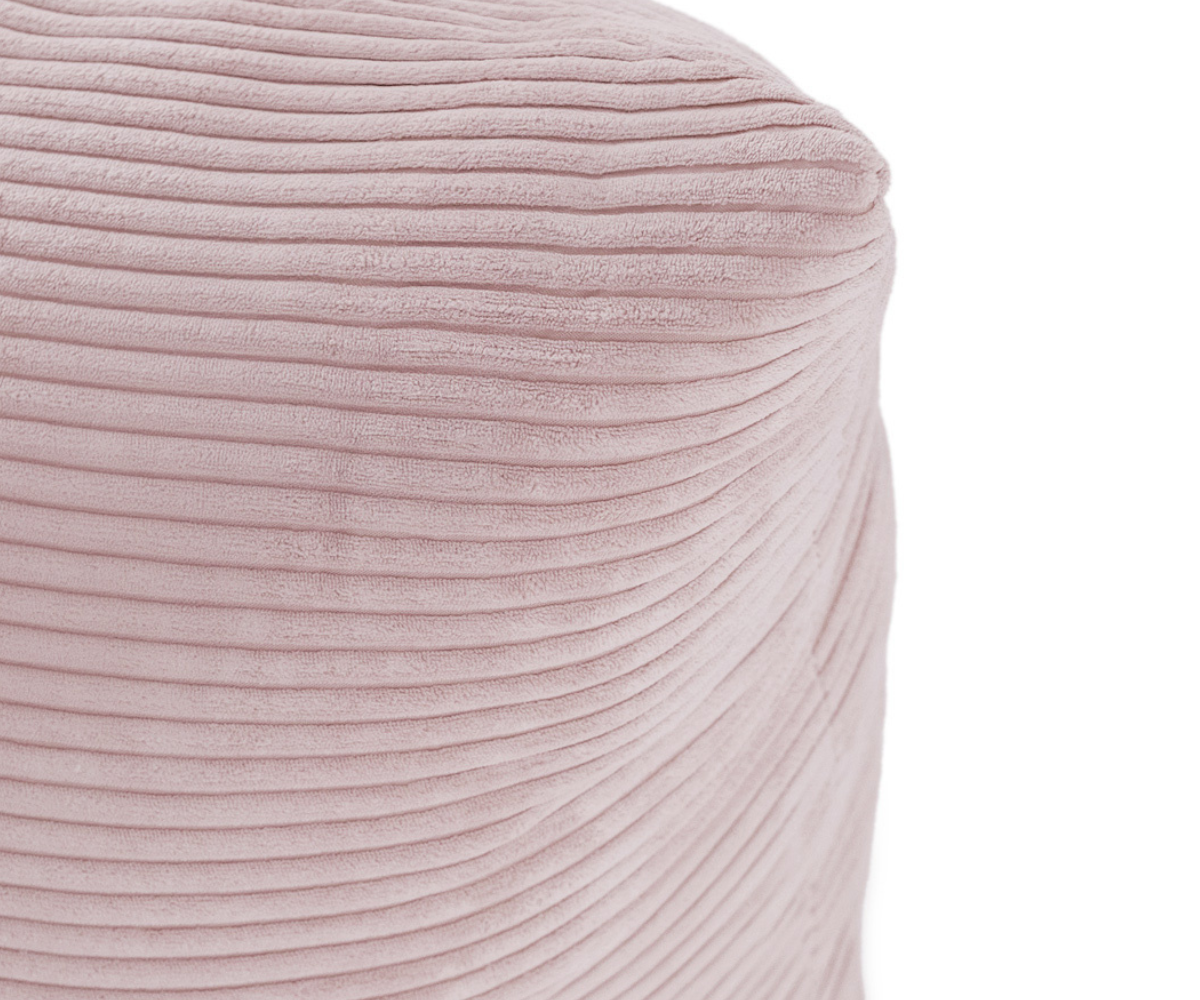 Plush Nest velvet kott-tool heleroosas toonis