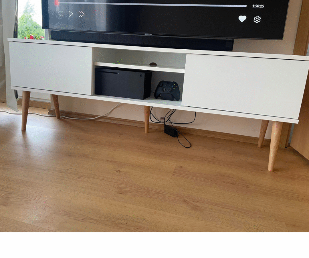 LEIUNURK! Telekalaud Toronto 160cm valge