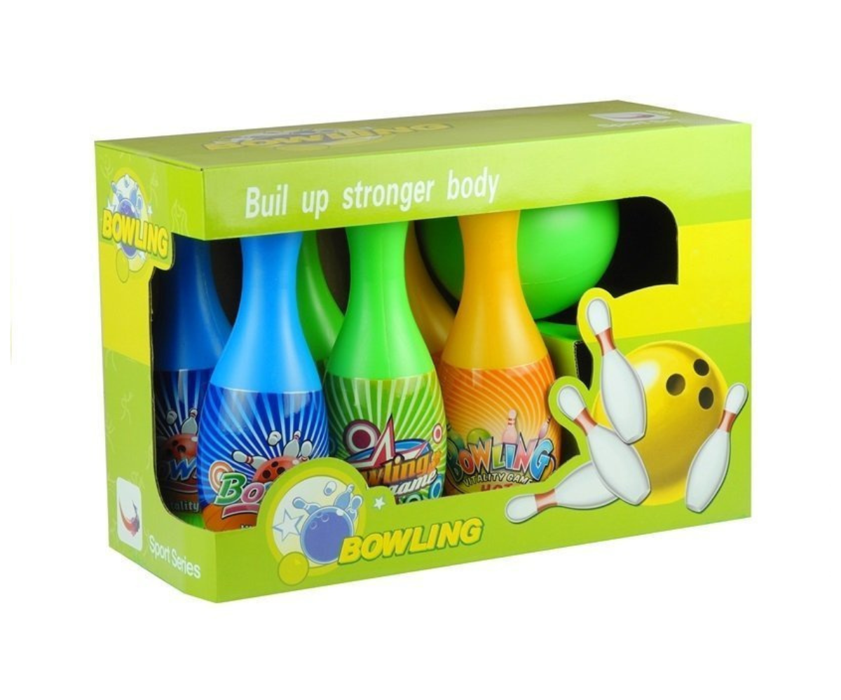 Laste bowlingukomplekt 6 kurikat + pall
