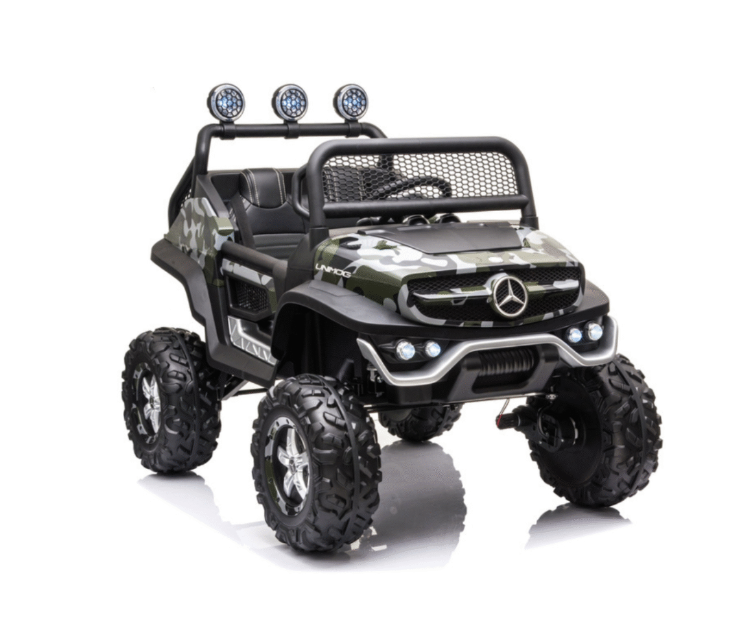 Laste elektriauto Mercedes Unimog S Moro 4x45W camo