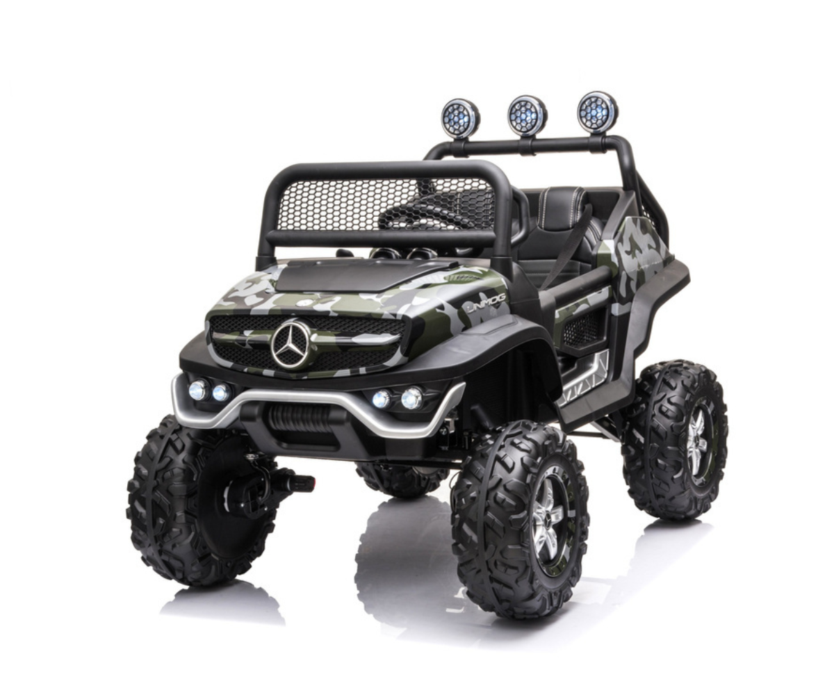 Laste elektriauto Mercedes Unimog S Moro 4x45W camo