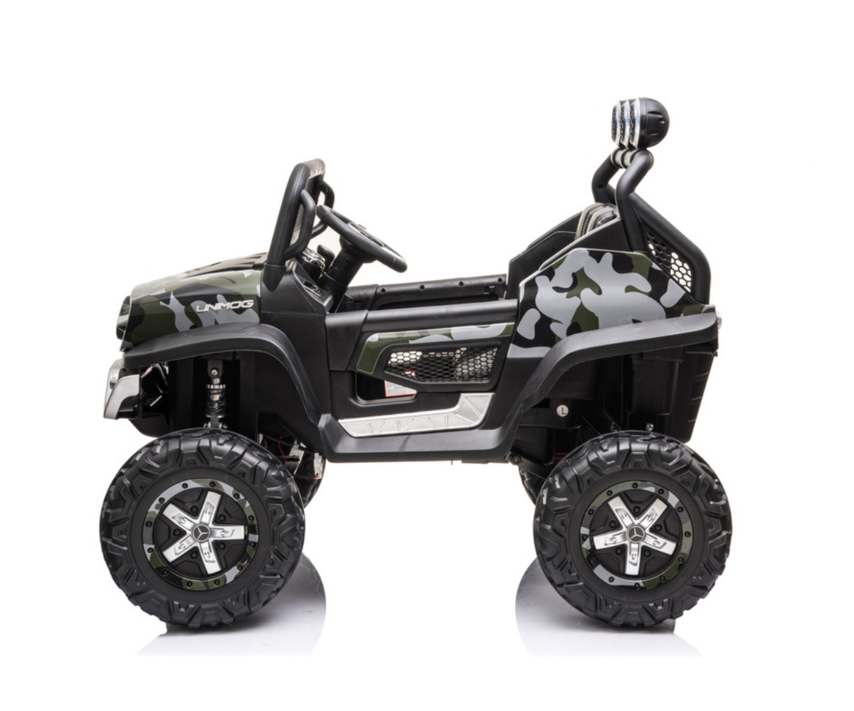 Laste elektriauto Mercedes Unimog S Moro 4x45W camo