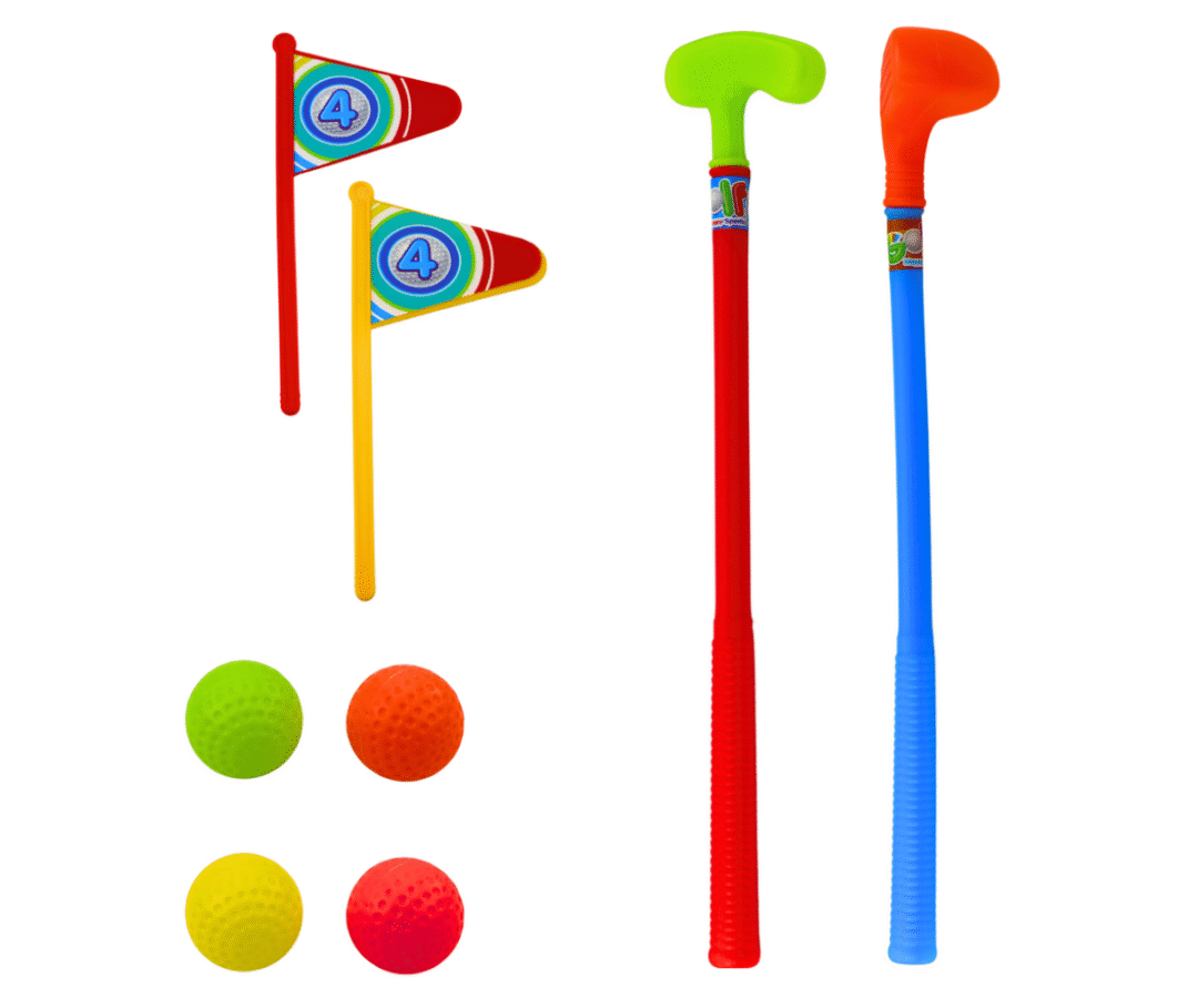 Laste golfikomplekt käruga