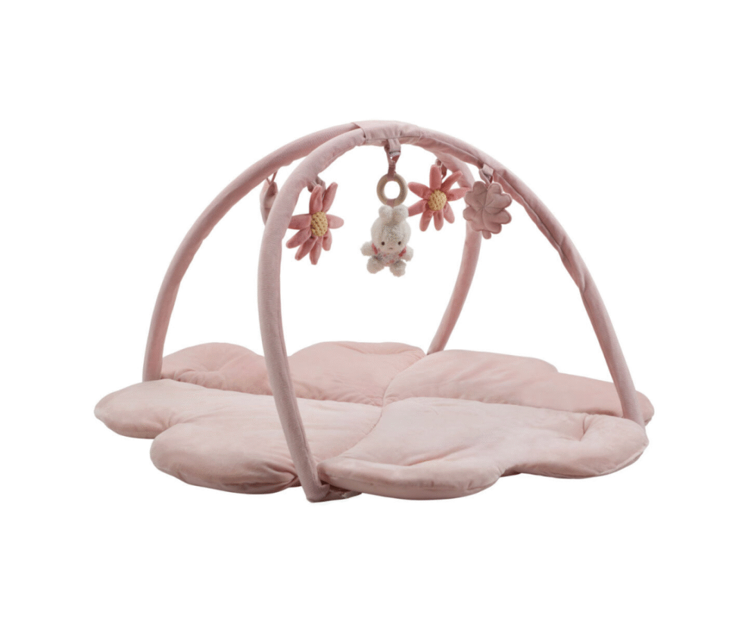 Pehme tegelustekk rippuvate leludega Lucky Blossom Little Dutch