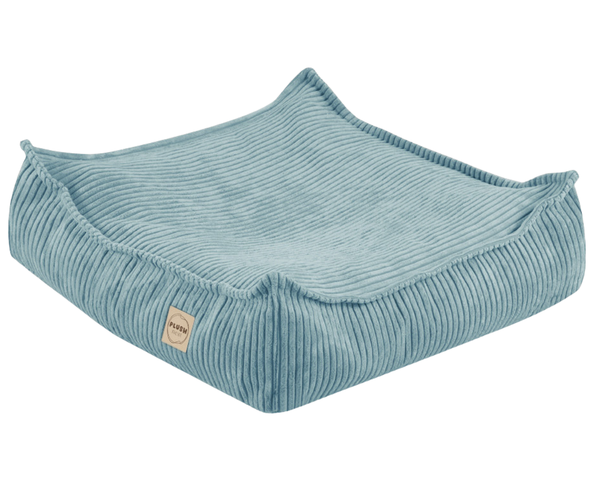 Plush Nest velvet tumba lapse toas puhkenurgas