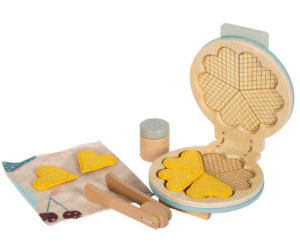 puidust vahvliraud mängukööki small foot tasty komplekt