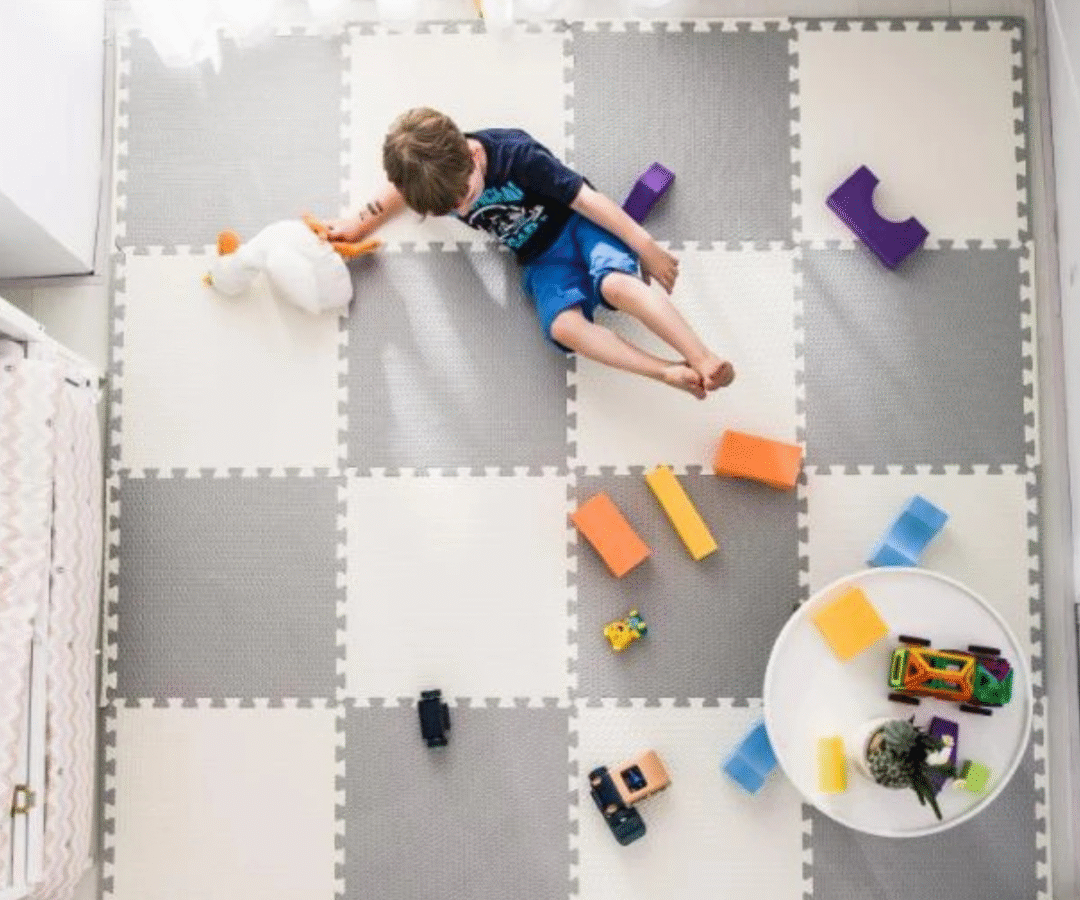 valge ja hall ricokids eva vahumatt beebidele ja väikelastele