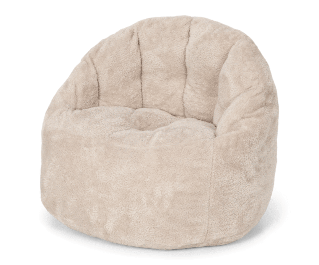 laste tugitool teddy kangaga soft beige toonis