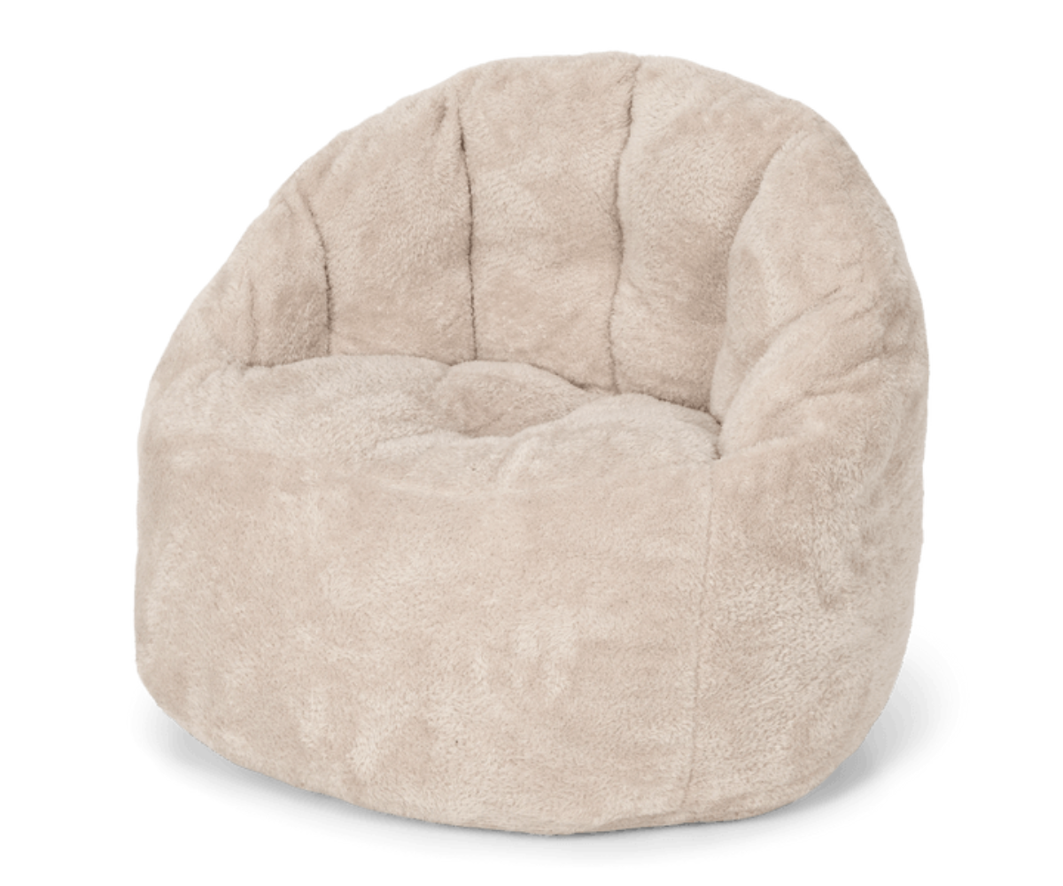 laste tugitool teddy kangaga soft beige toonis