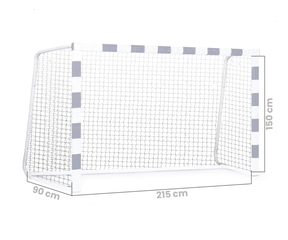 Jalgpallivärava mõõdud Neo-Sport 215x150cm ja struktuur