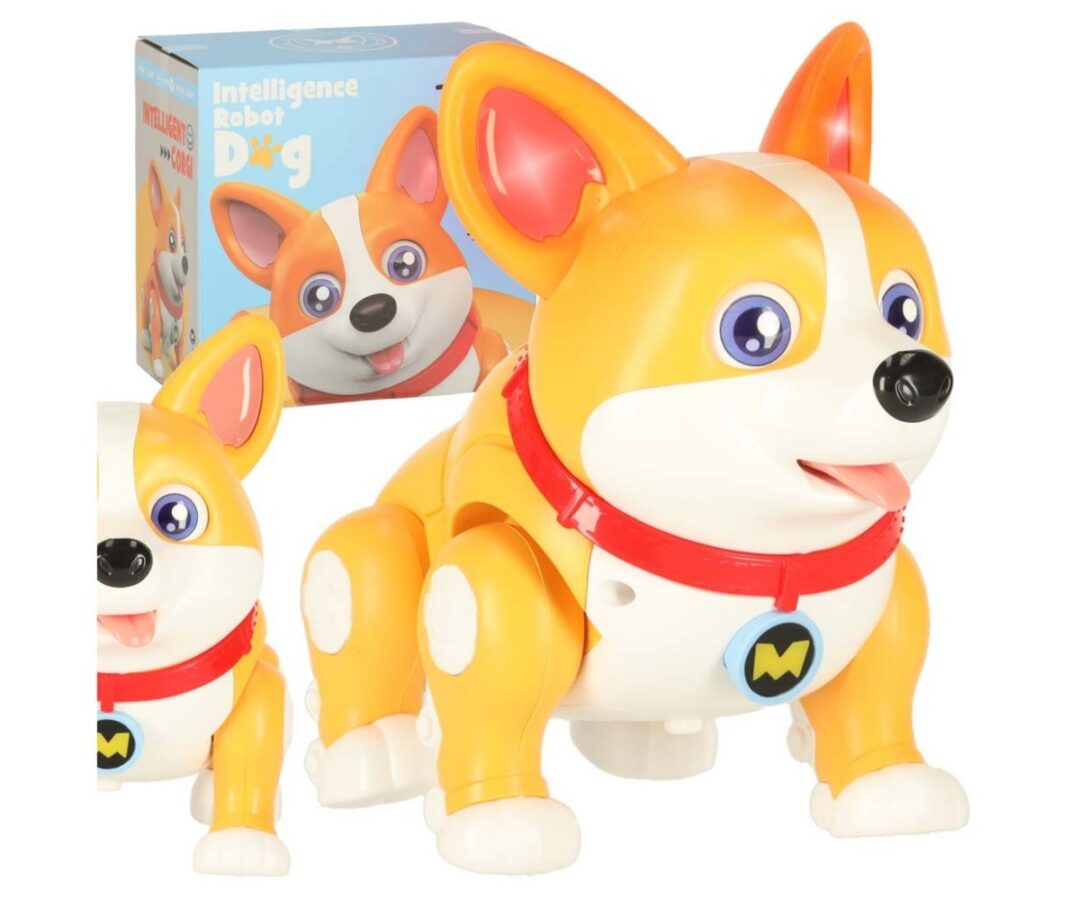 Interaktiivne Corgi mängukoer karbis, pakendivaade