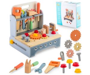 Laps mängib puidust tööriistalaual Ricokids RK-877